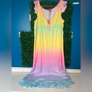 RAINBOW BETSEY JOHNSON PLUS SIZE XXL DRESS